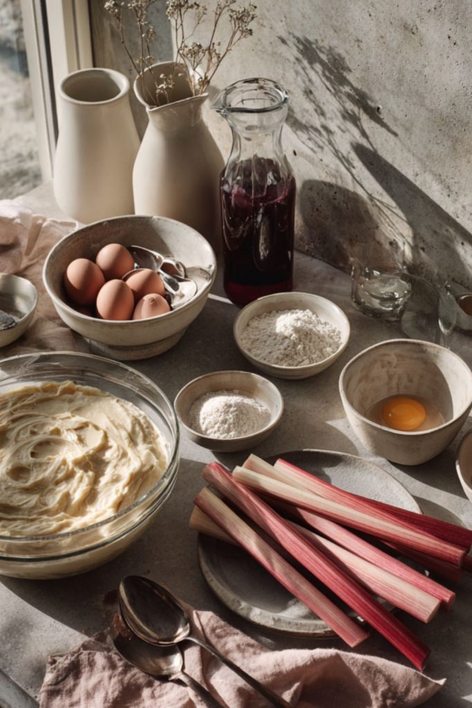 Nigella Rhubarb and Custard Trifle Recipe