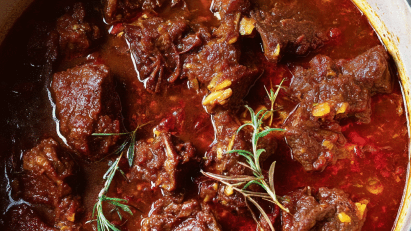 Nigella Beef Cheeks With Port And Chestnuts Recipe
