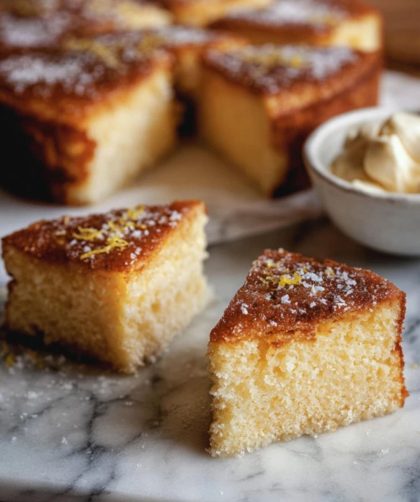 Nigella Lemon and Elderflower Drizzle Cake Recipe