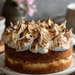 Nigella Toasted Marshmallow and Rhubarb Cake Recipe