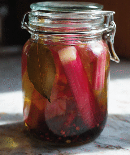Nigella Pickled Rhubarb Recipe