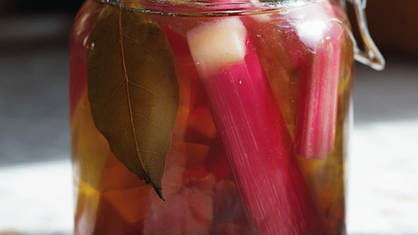 Nigella Pickled Rhubarb Recipe