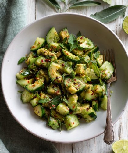 Nigella Cucumber, Chilli And Avocado Salad