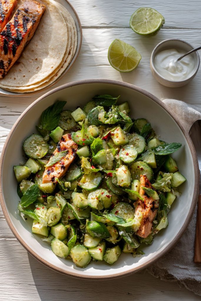 Nigella Cucumber, Chilli And Avocado Salad