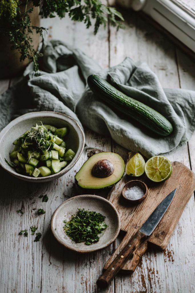 Nigella Cucumber, Chilli And Avocado Salad