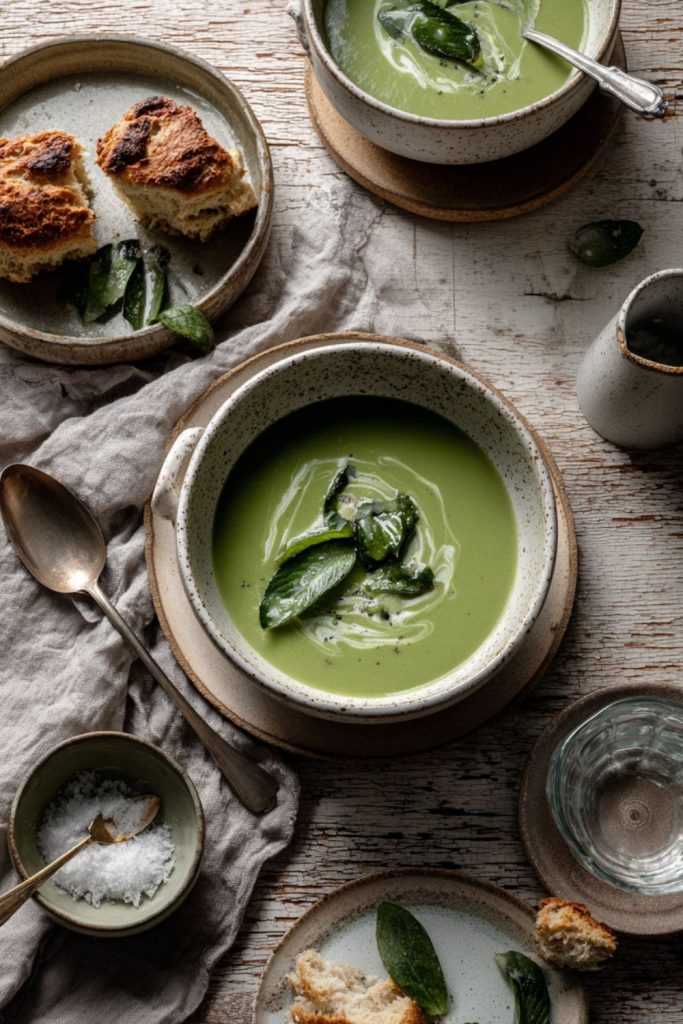 Nigella Pea And Mint Soup Recipe  